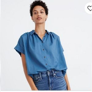 Madewell Chambray Central Shirt XS